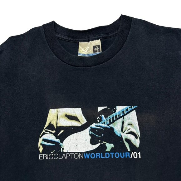 Y2K Eric Clapton 2001 Tour T-Shirt - Picture 3 of 5